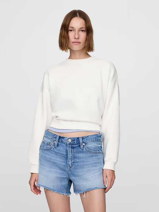 Gap VintageSoft Wedge Crewneck Sweatshirt