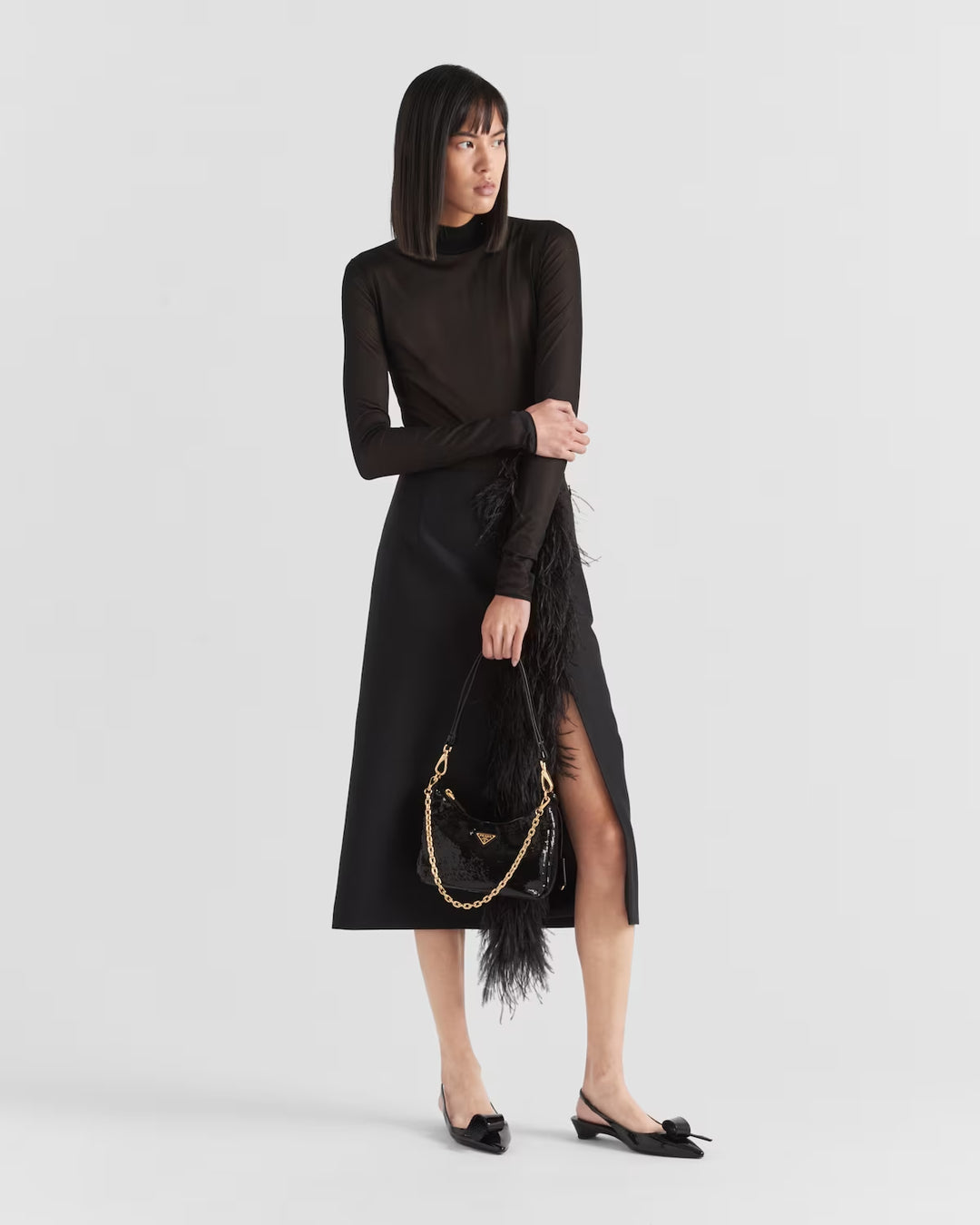 Prada Gazar jersey bodysuit