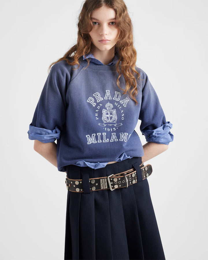 Prada Cotton fleece T-shirt