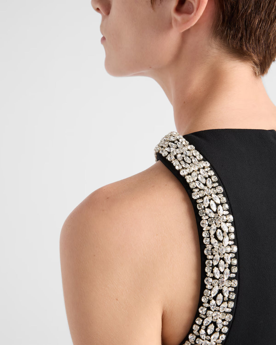 Prada Embroidered cady top