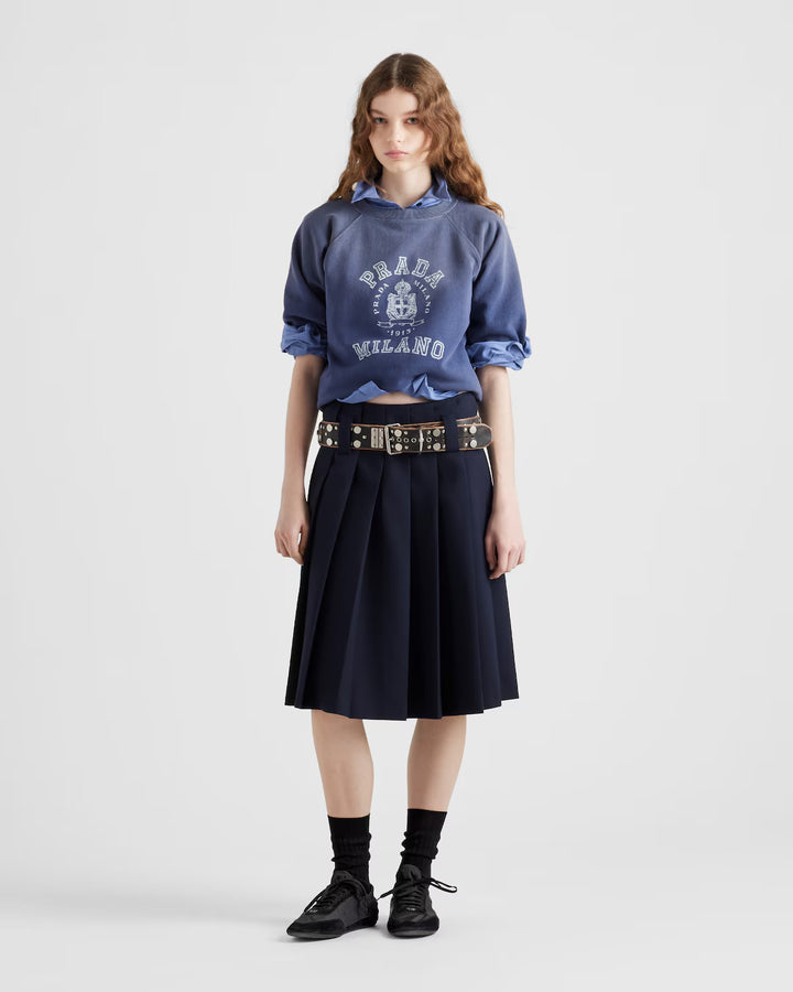 Prada Cotton fleece T-shirt
