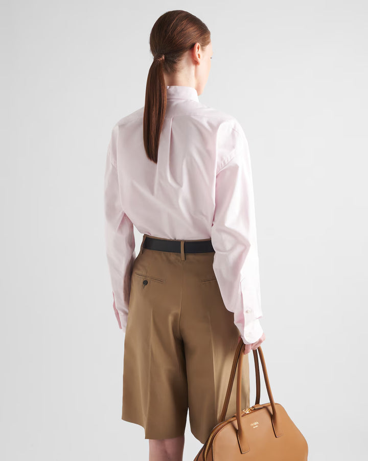 Prada Embroidered Oxford cotton shirt