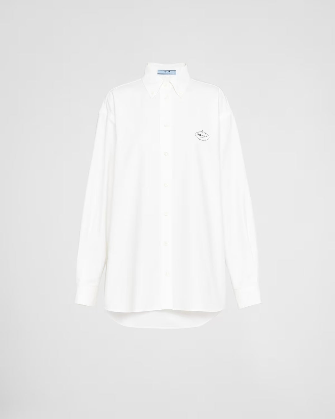 Prada Embroidered Oxford cotton shirt