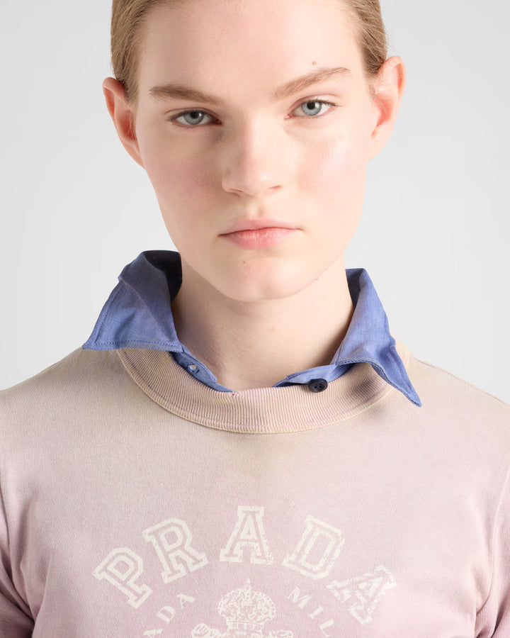 Prada Printed jersey T-shirt
