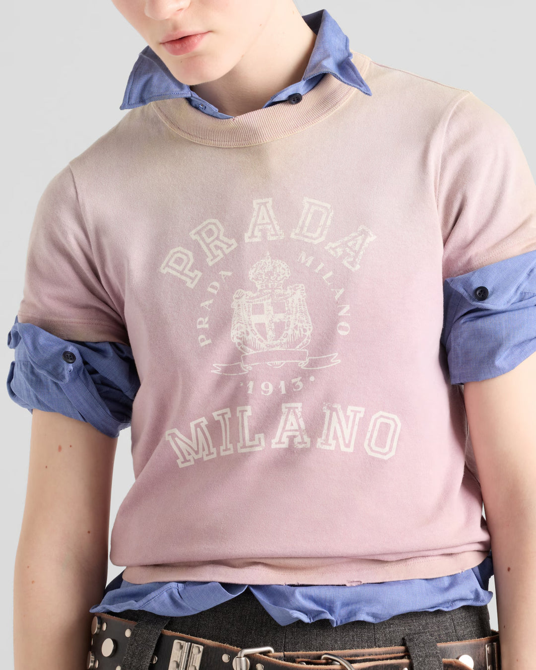 Prada Printed jersey T-shirt