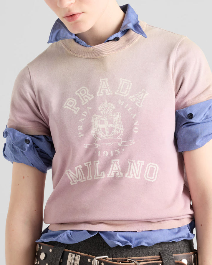 Prada Printed jersey T-shirt