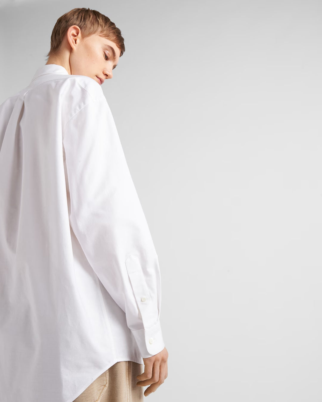 Prada Embroidered Oxford cotton shirt