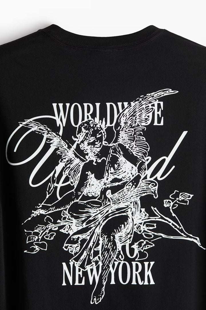 H&M Loose Fit Printed T-shirt