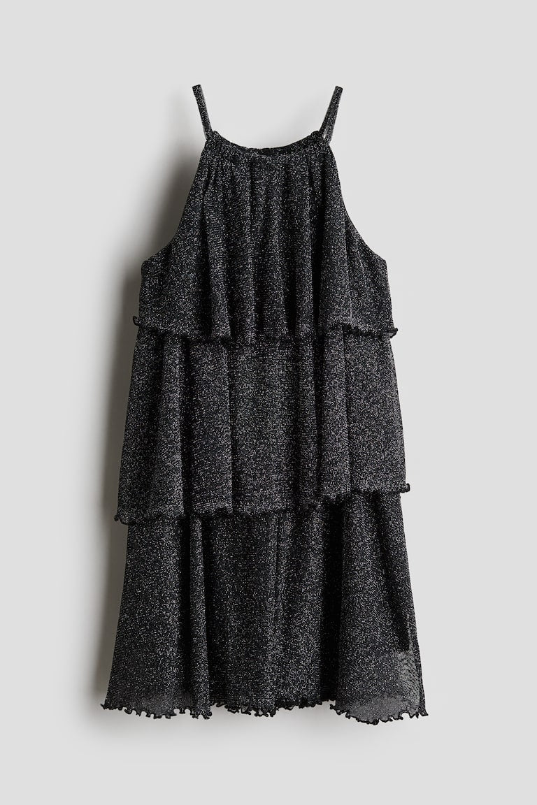 H&M Tiered Shimmery Dress