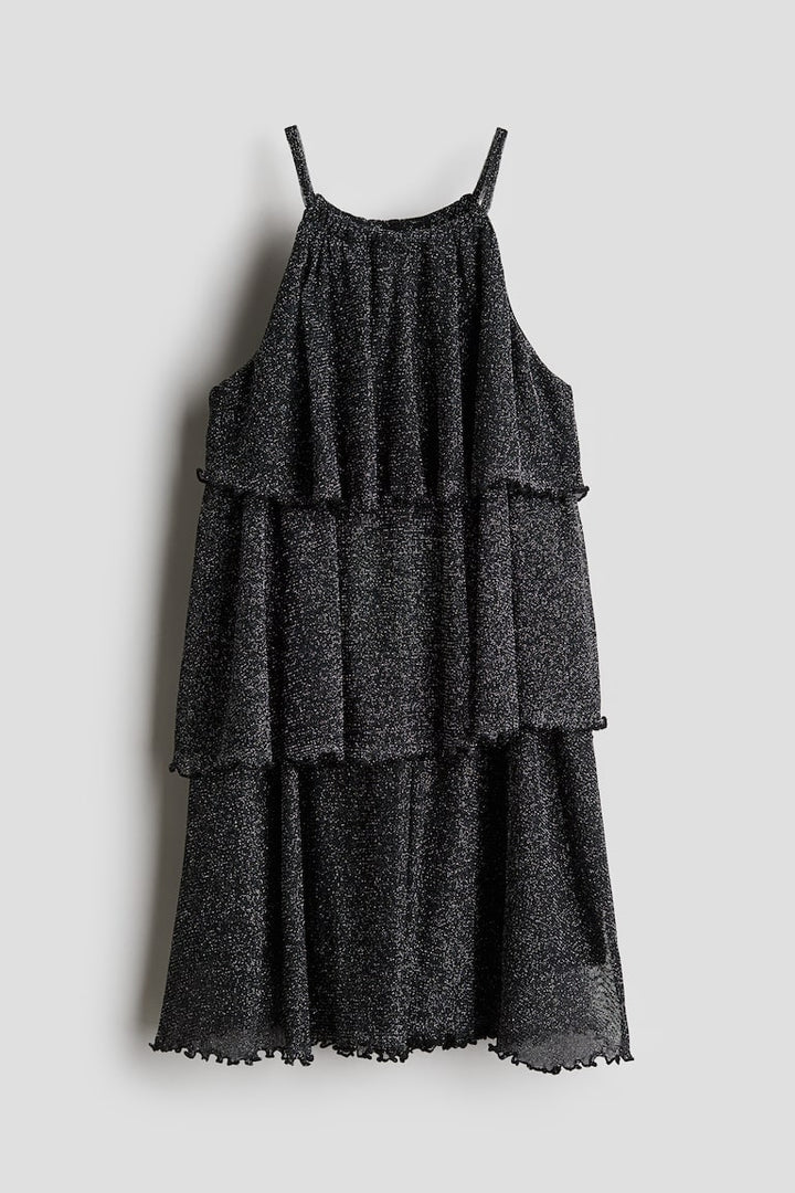 H&M Tiered Shimmery Dress