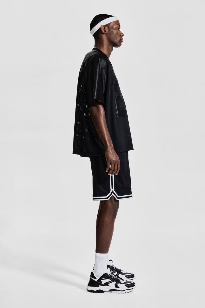 H&M Loose-Fit Printed Sports Shirt with DryMove™