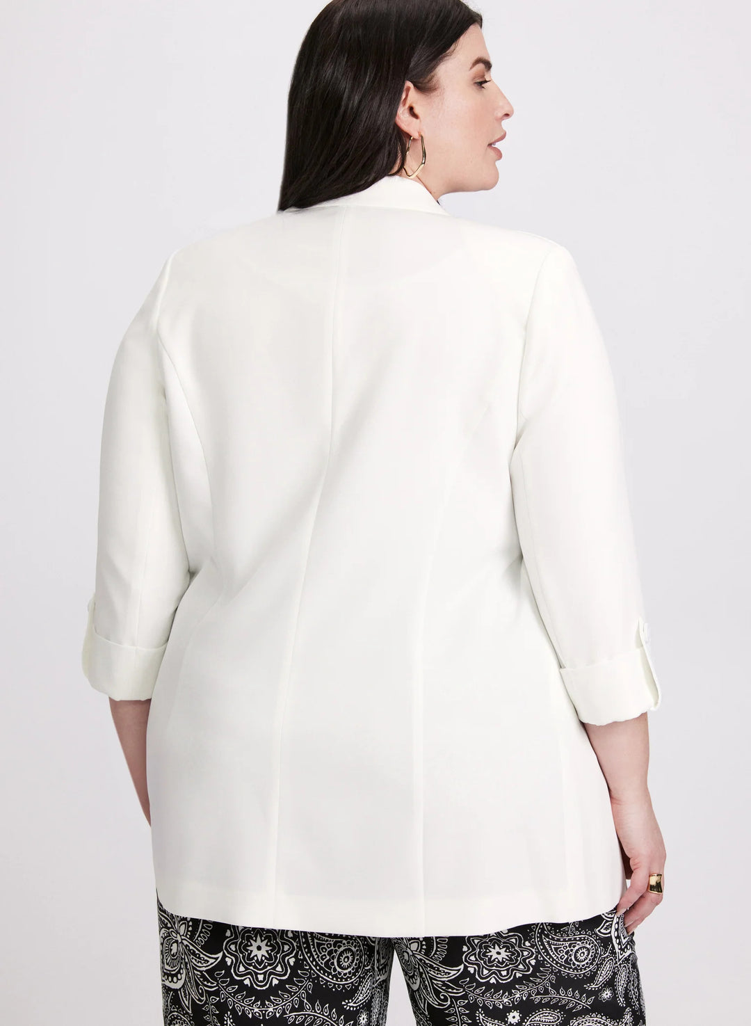 LAURA Open-Front Longline Blazer