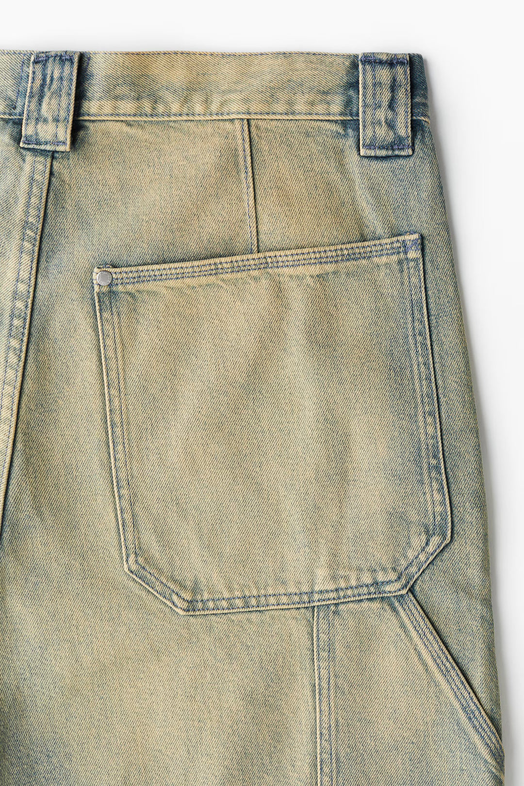 H&M Baggy Denim Carpenter Shorts