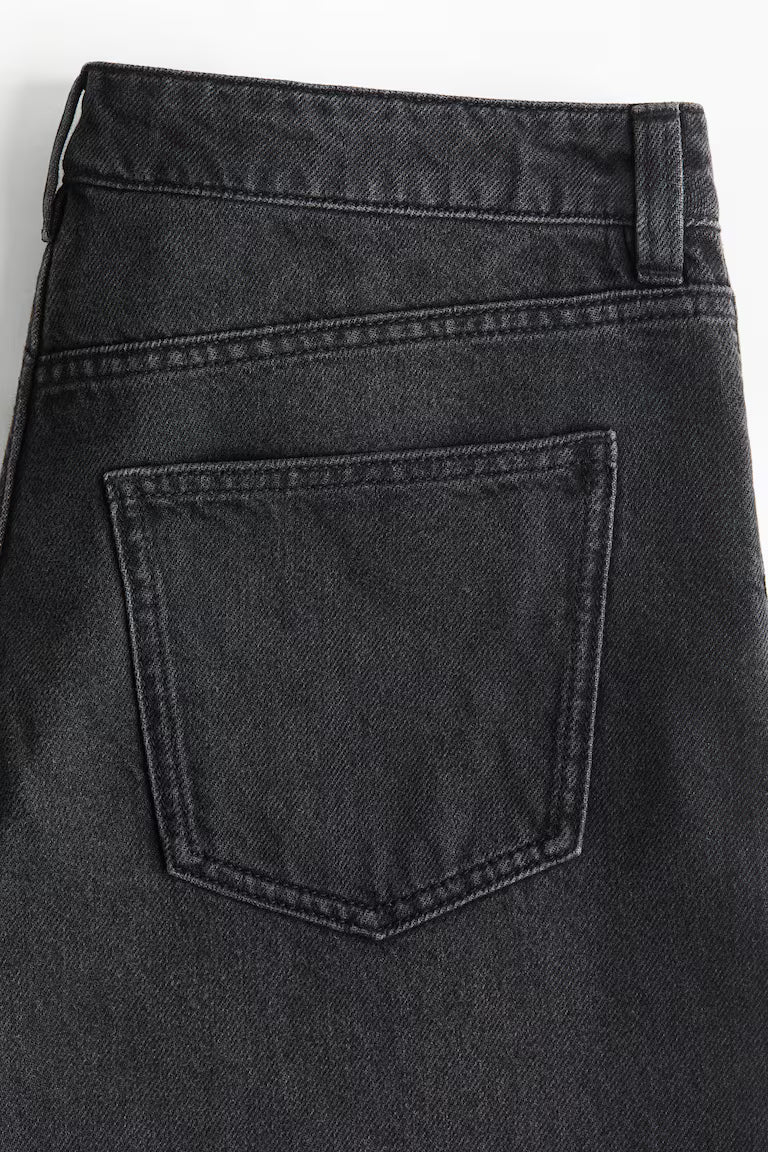 H&M Barrel Regular Cropped Jeans