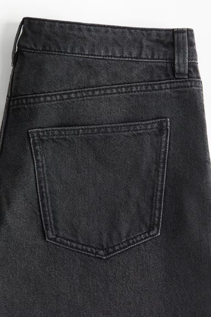 H&M Barrel Regular Cropped Jeans
