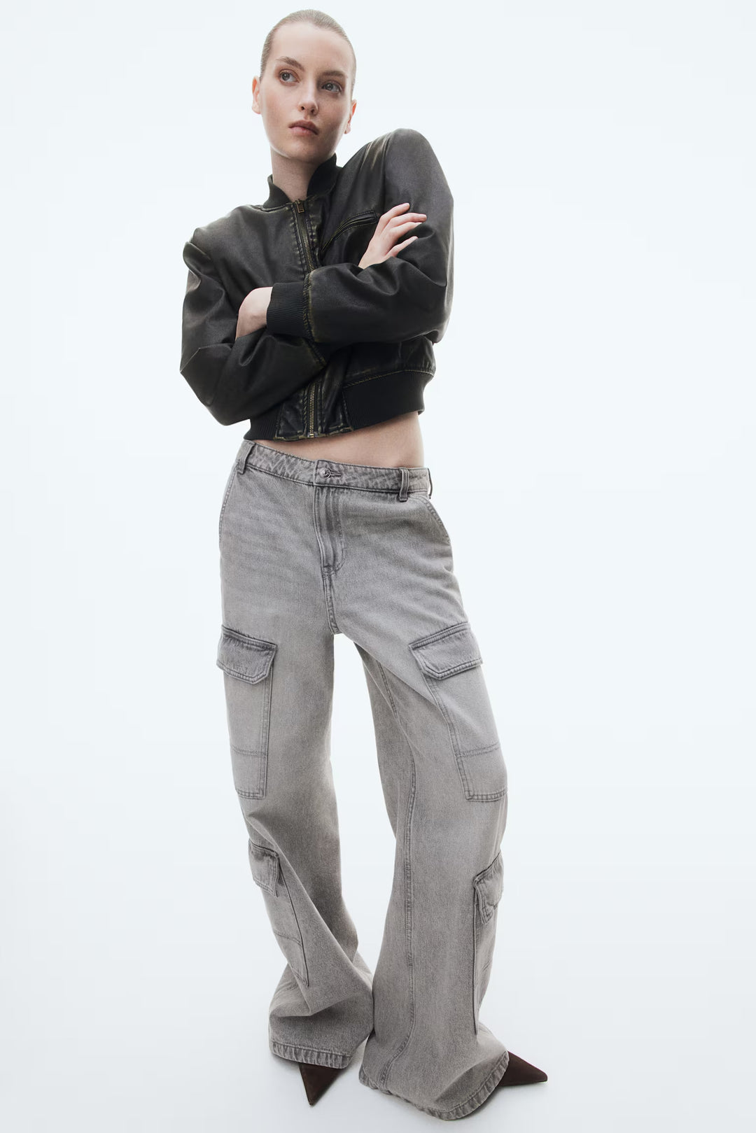 H&M Denim Cargo Pants