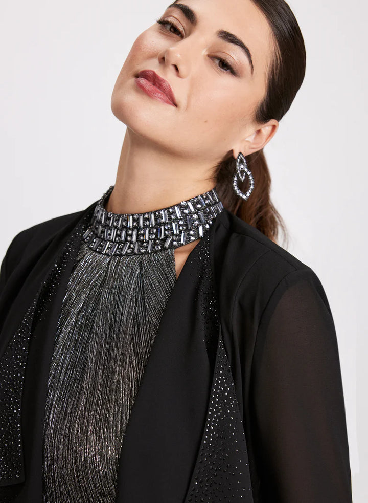 LAURA Embellished Open Front Bolero
