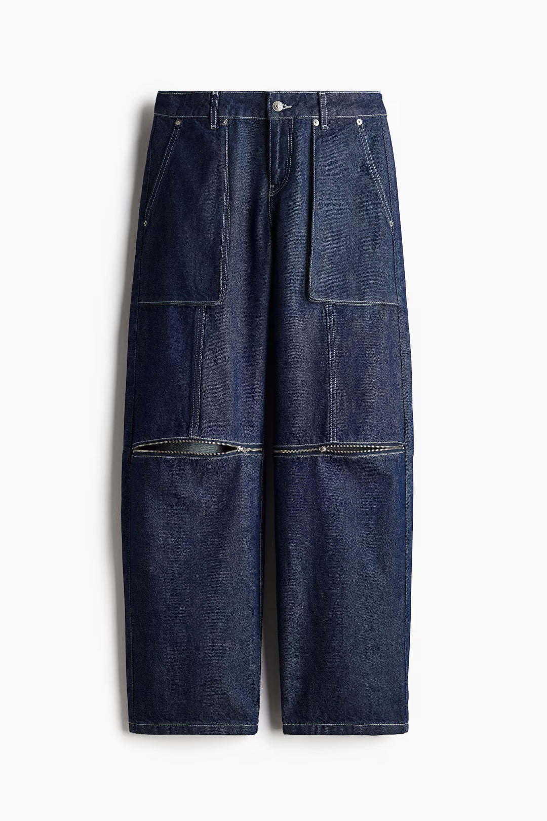 H&M Barrel Low Cargo Jeans