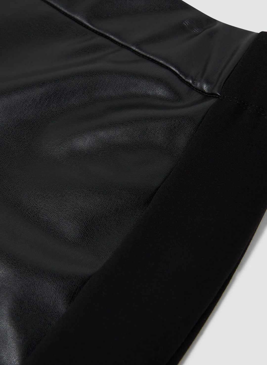 LAURA Vegan Leather Front Leggings