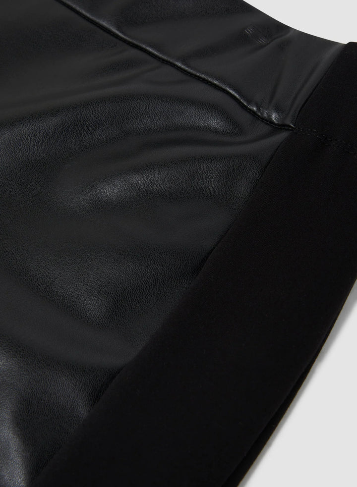 LAURA Vegan Leather Front Leggings