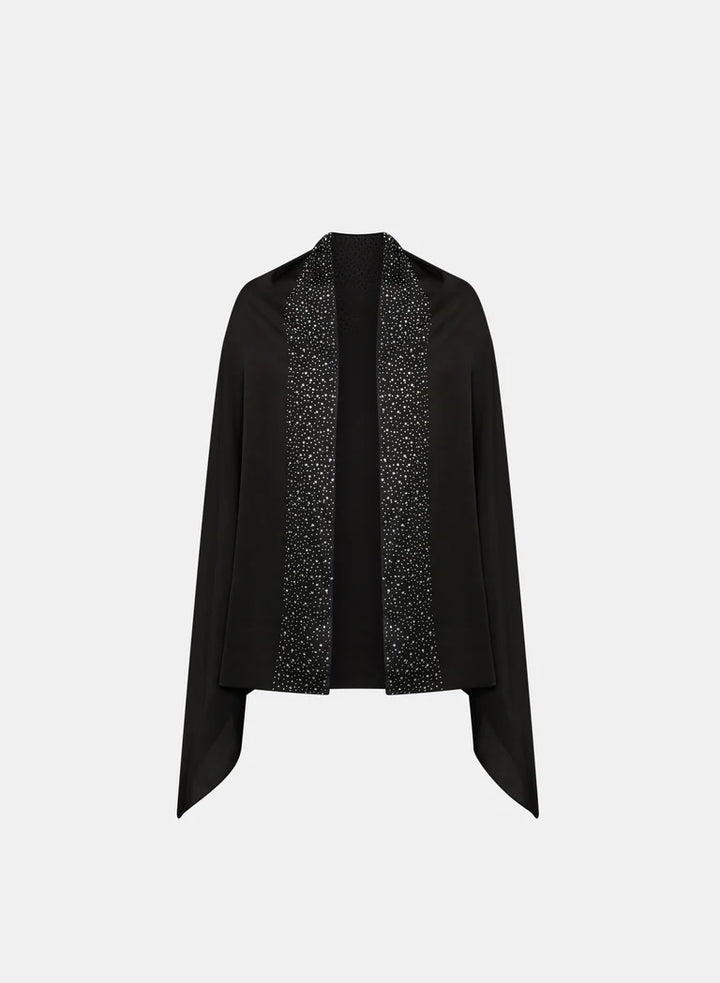 LAURA Rhinestone Embellished Satin Wrap