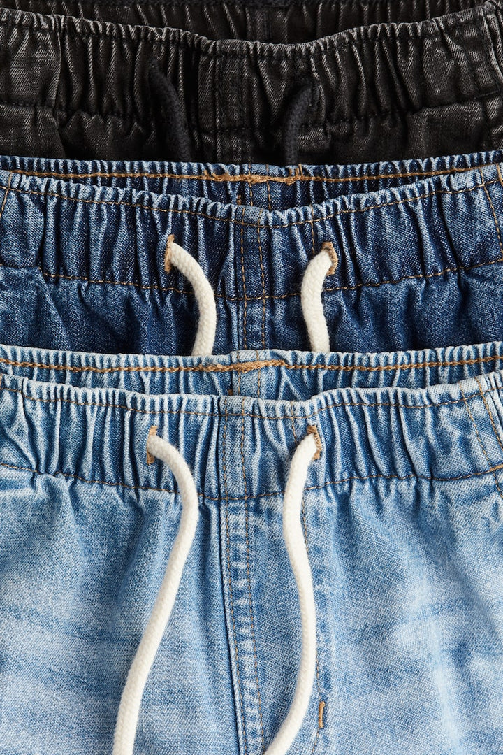 H&M 3-pack Denim Joggers