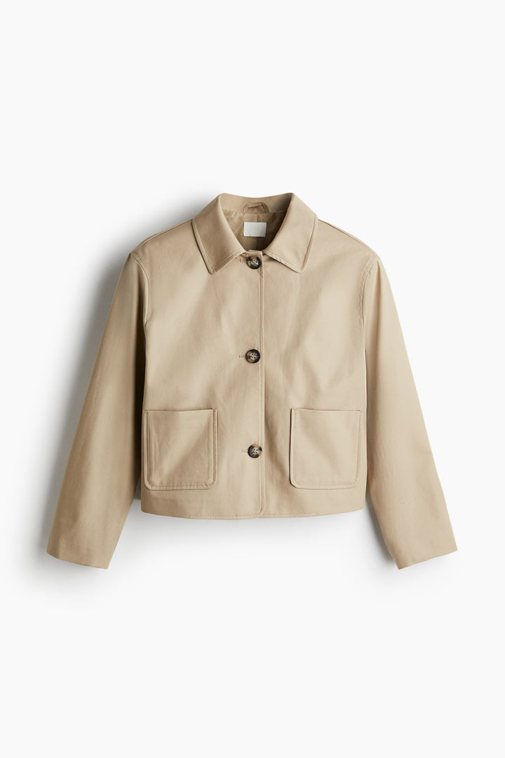 H&M Twill Jacket with Collar