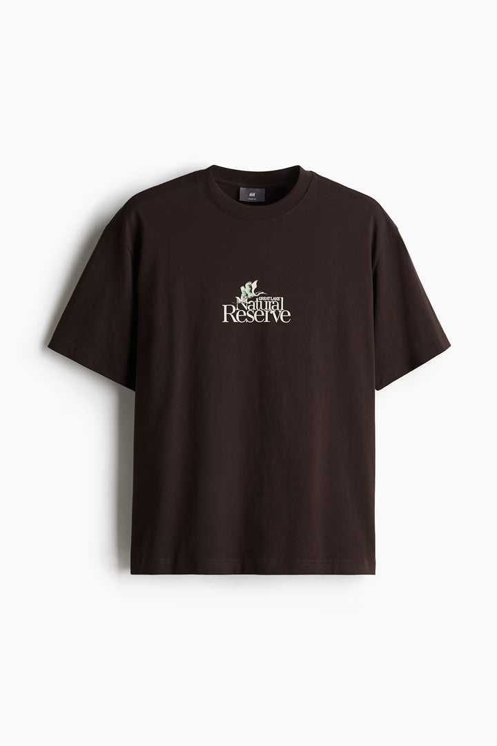 H&M Loose Fit Printed T-shirt