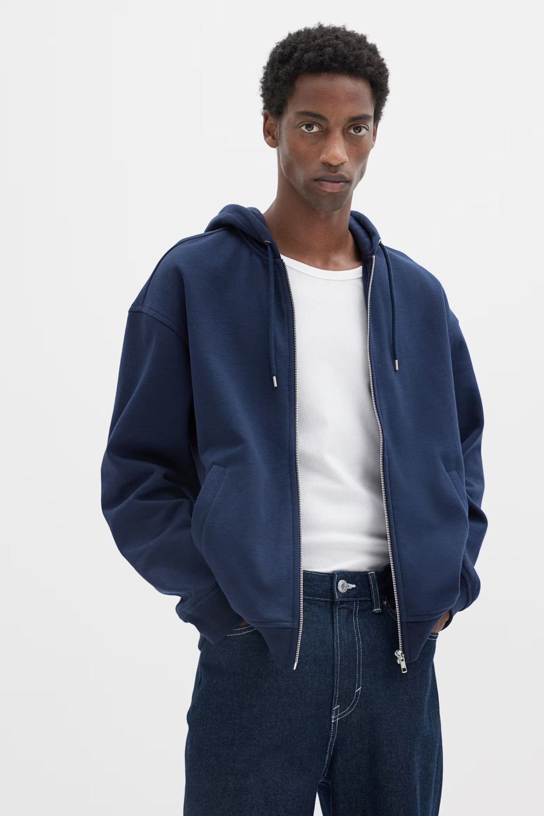 H&M Loose Fit Hooded Jacket