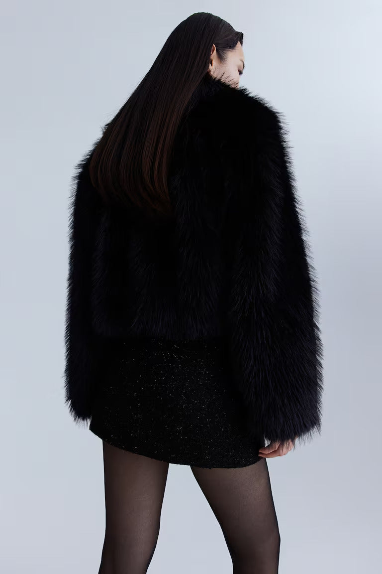 H&M GLITTERY MINI SKIRT