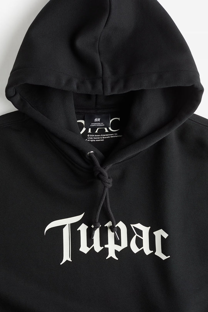 H&M Oversized Fit Printed Hoodie