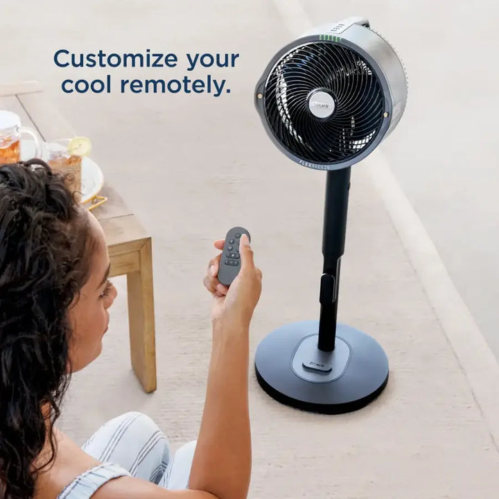 Shark - FlexBreeze Pro Mist - Indoor & Outdoor Fan with Misting System, Corded or Cordless - Charcoal Grey