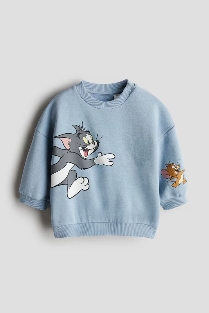 H&M Sweatshirt with Printed Motif