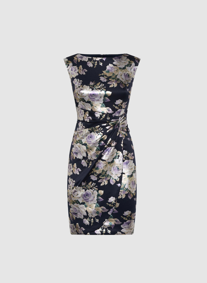 LAURA Rose Ruched Dress