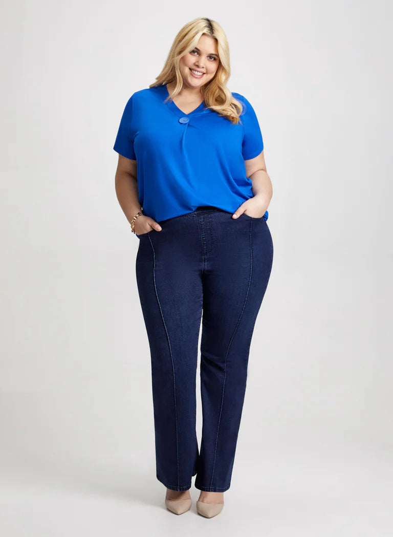 LAURA Button Detail T-Shirt