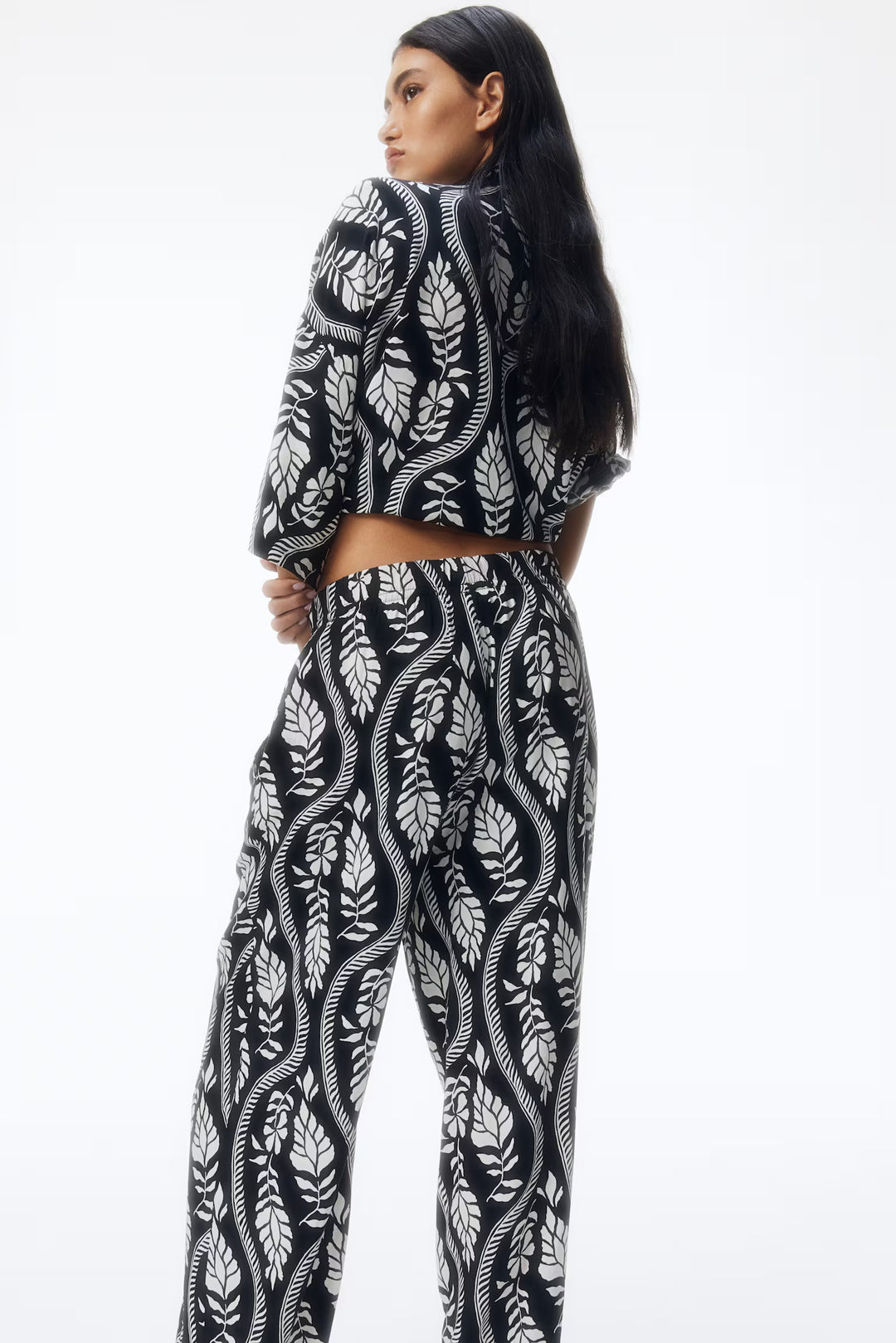H&M Viscose Drawstring Pants