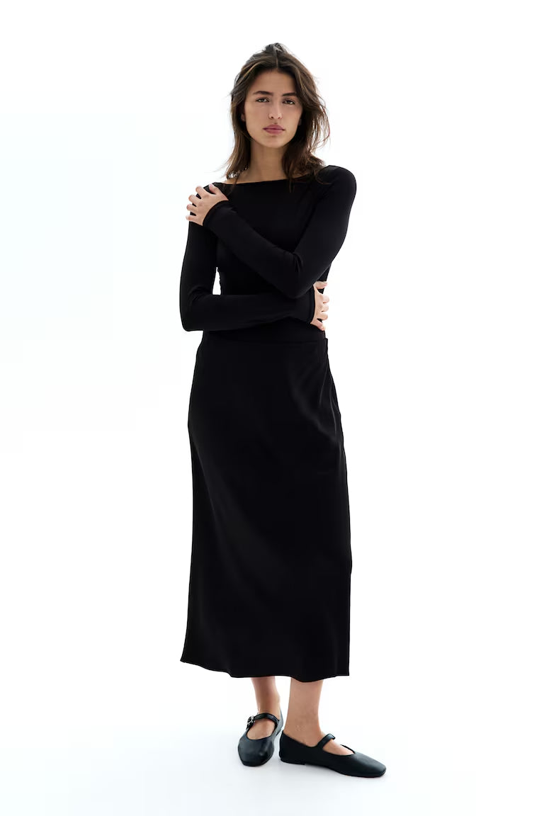 H&M BOAT-NECK BODYSUIT