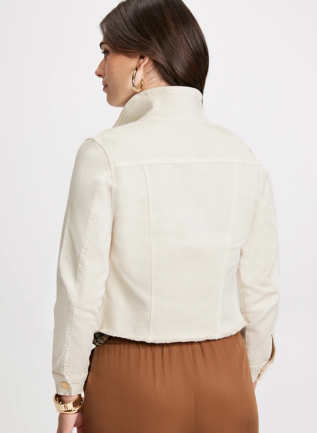 LAURA Cropped Denim Jacket