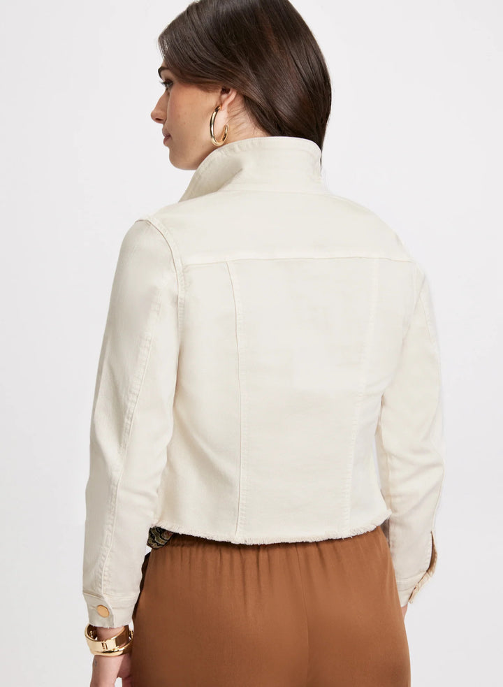 LAURA Cropped Denim Jacket
