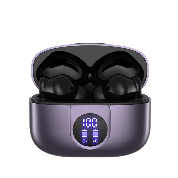 VEAT00L P91 Wireless Earbuds, Bluetooth Headphones V5.4 Stereo Ear buds with Noise Cancelling Mics, 60H Playback Mini Case with Dual LED Display, IP7 Waterproof in-Ear Earphones for Android iOS