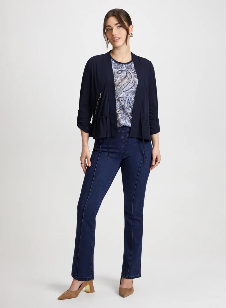 LAURA Cap Sleeve Paisley T-Shirt