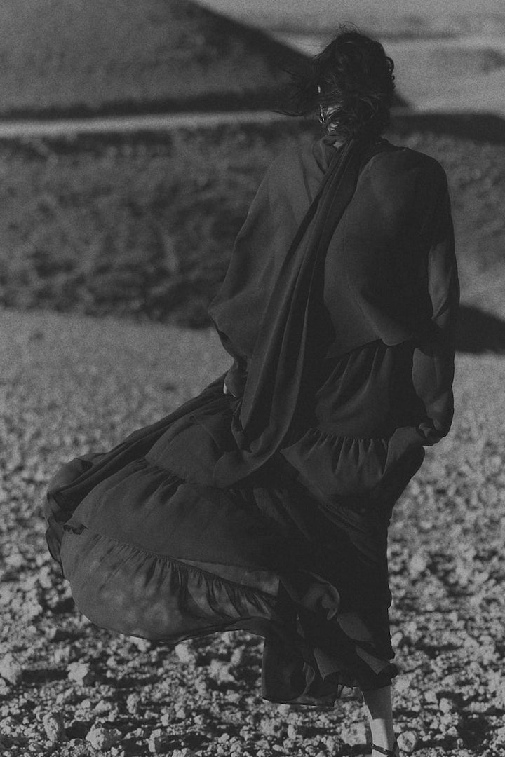 H&M Tiered Maxi Skirt