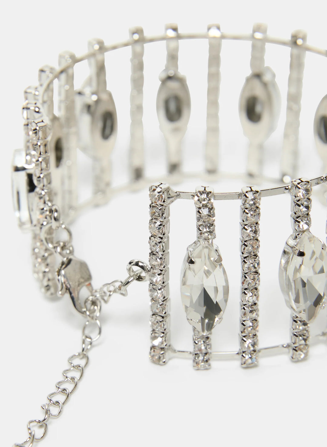 Laura Crystal Cuff Bracelet