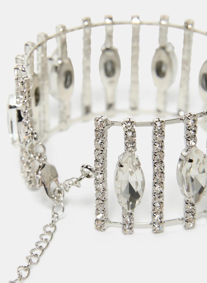 Laura Crystal Cuff Bracelet