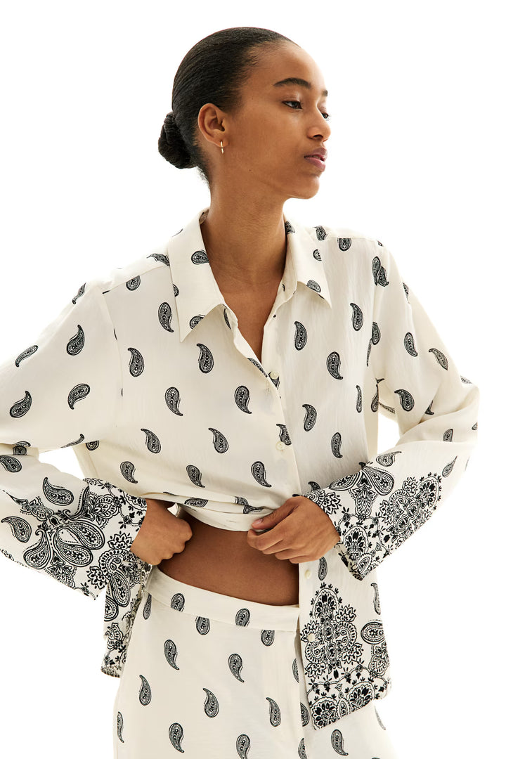 H&M Patterned Twill Shirt