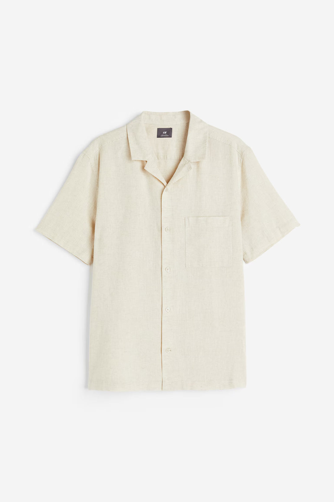 H&M Regular Fit Linen-blend Shirt