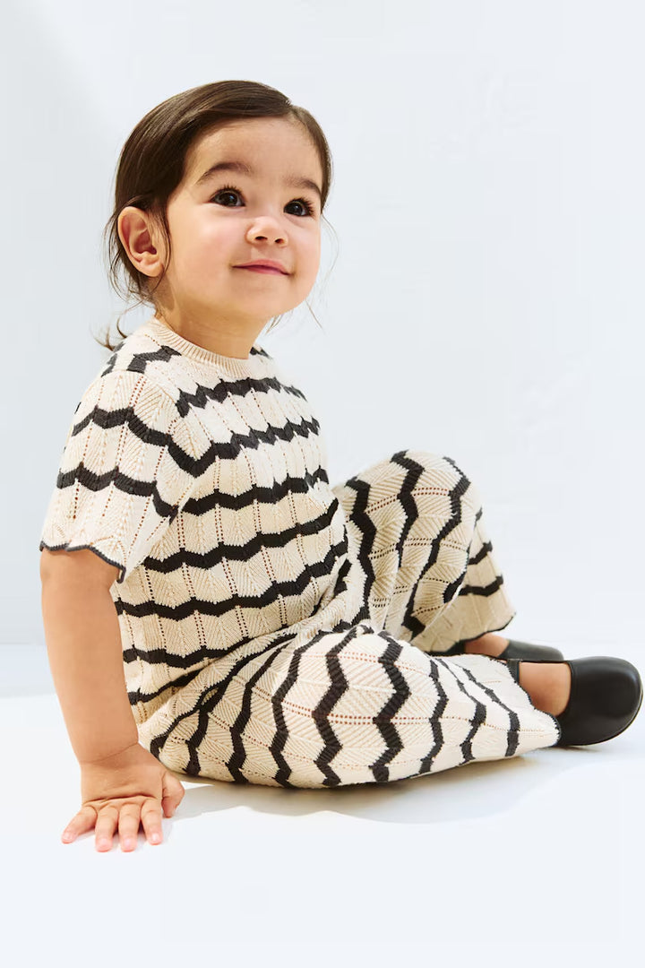 H&M 2-Piece Pointelle-Knit Cotton Set