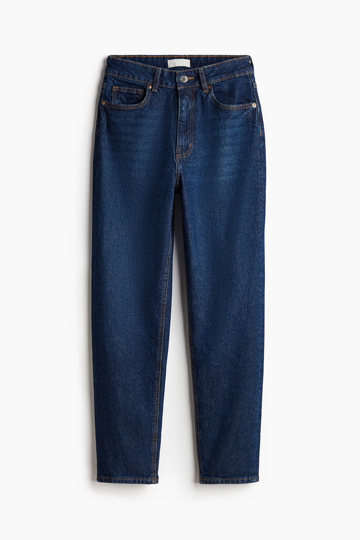 H&M High Rise Slim Leg Mom Jeans
