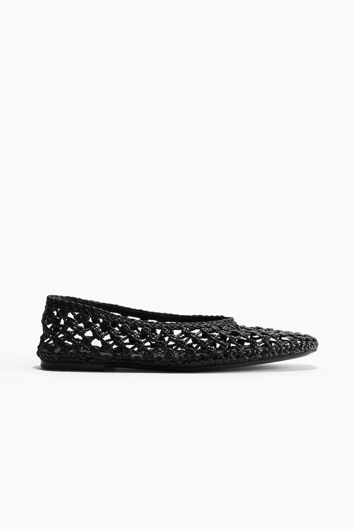 H&M Braided Leather Flats