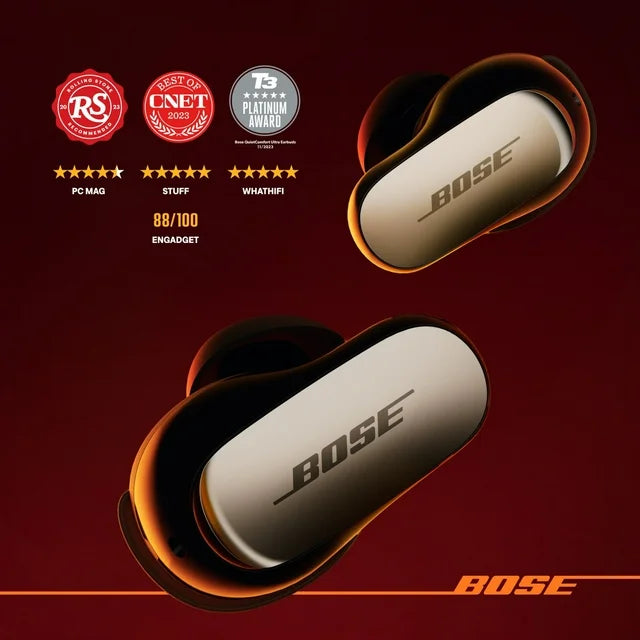 Bose QuietComfort Ultra Earbuds, Wireless Noise Cancelling Earbuds, Black